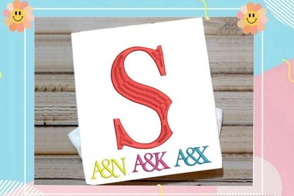 Evaluating the Letter S Split Monogram Logo for Real Embroidery Projects