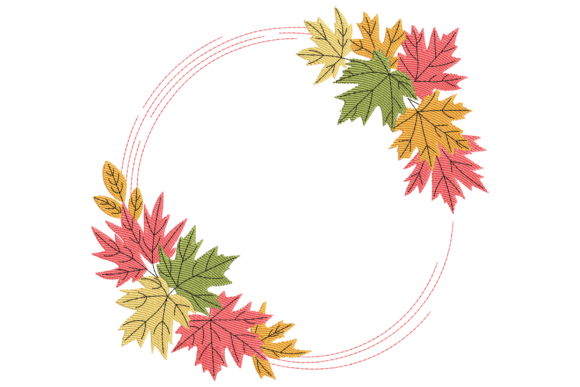 Fall Leaves Wreath: A Seasonal Embroidery Review for Holiday Sellers