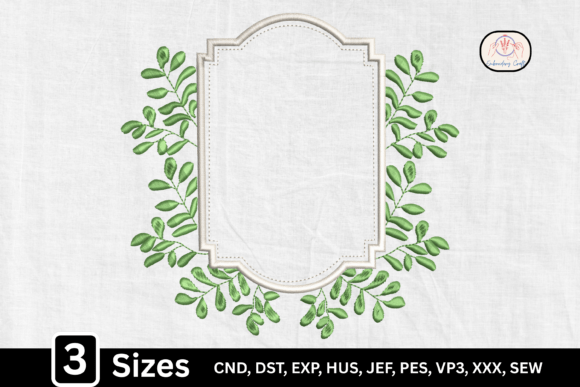 Floral Elegant Monogram Frame: A Designer’s Honest Review for Real-World Embroidery Use