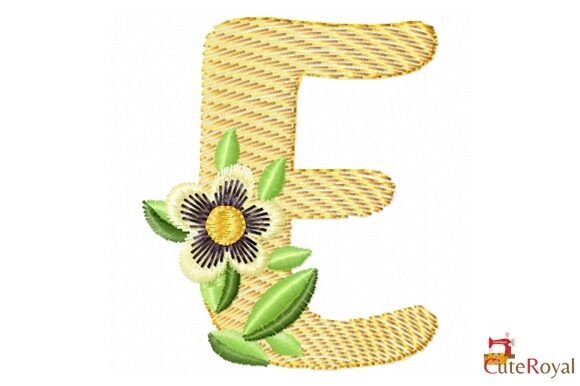 Floral Letter E – Monogram: A Seasonal Embroidery Designer’s Review