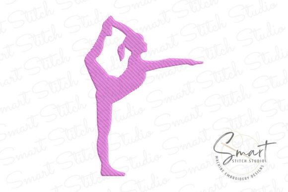 Gymnastic Girl: A Seasonal Embroidery Standout