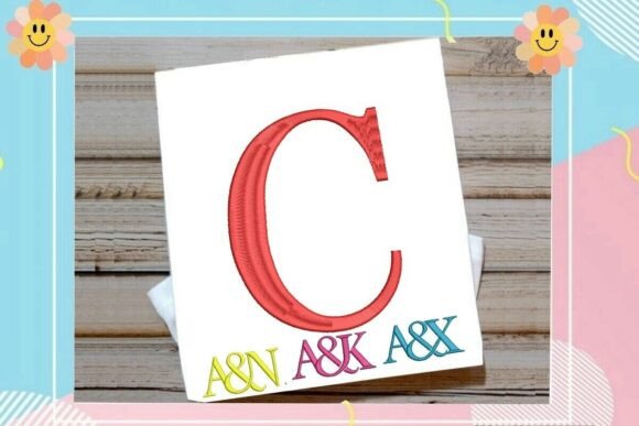 Letter C Split Monogram Logo: A Designer’s Review for Personalized Embroidery