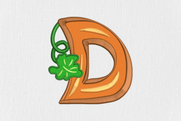 Letter D Autumn Monograms: A Seasonal Touch for Etsy Sellers