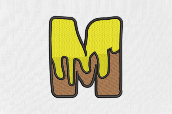Letter M Bee Monograms: A Craft Fair-Ready Embroidery Design?
