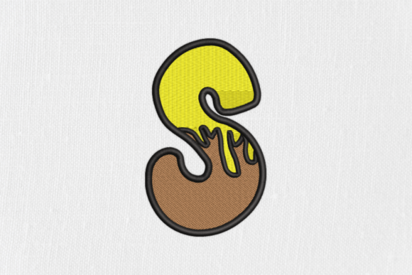 Letter S Bee Monograms: A Sweet Touch for Personalized Embroidery