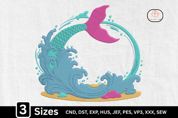 Ocean Mermaid Tail: A Seasonal Embroidery Review