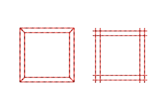 Reviewing Square Frame Outline Redwork Bundle for Seasonal Embroidery